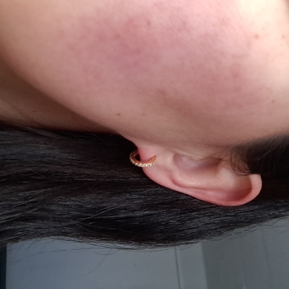 NWT Madewell mini hoop earrings - Picture 9 of 13